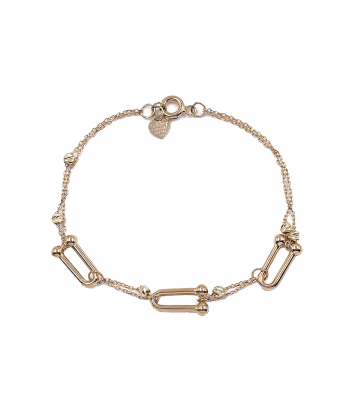 دستبند تیفانی دنیز هماتیت گلد Hematite Gold کد 136047