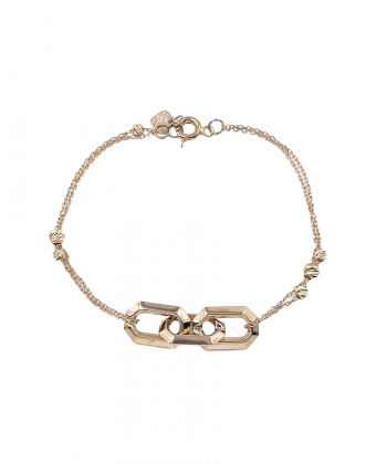دستبند زنجیری رکسانا هماتیت گلد Hematite Gold کد 136048