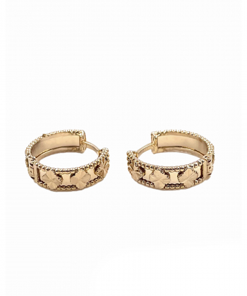 گوشواره روکو ونکلیف هماتیت گلد Hematite Gold کد 136050