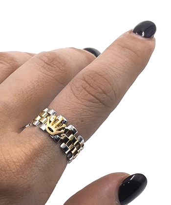 انگشتر رولکس رامونا هماتیت گلد Hematite Gold کد 136051