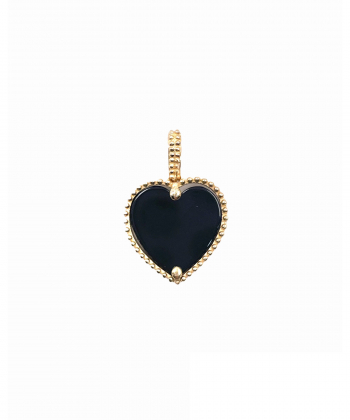 آویز قلب انیکس هماتیت گلد Hematite Gold کد 136060