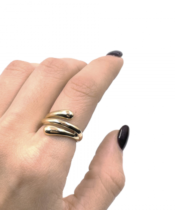 انگشتر گلد ویونا هماتیت گلد Hematite Gold کد 136063