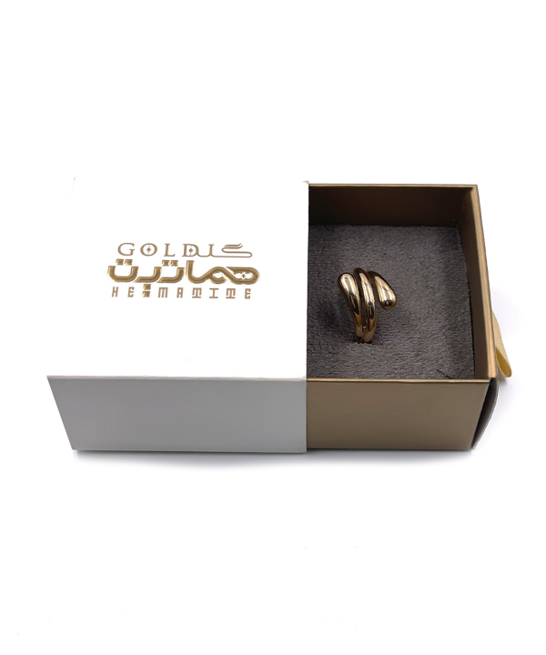 انگشتر گلد ویونا هماتیت گلد Hematite Gold کد 136063