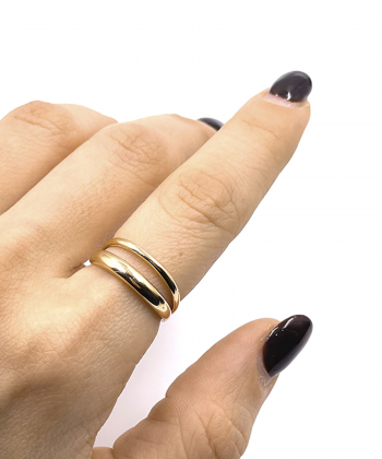 انگشتر دولاین دایان هماتیت گلد Hematite Gold کد 136064