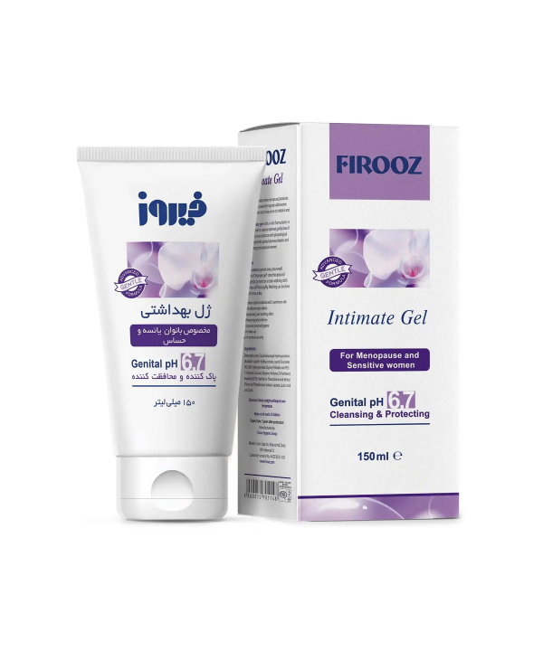ژل بهداشتی بانوان یائسه و حساس فیروز Firooz حجم 150 میلی لیتر