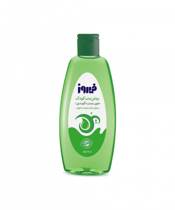روغن بدن بچه فیروز Firooz مدل آلوئه ورا حجم 200 میلی لیتر