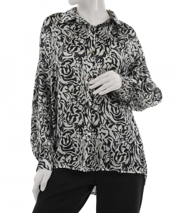 شومیز آستین بلند زنانه الوژ استایل مدل 4W12111103