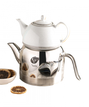 کتری قوری استیل کف چدن 2.5 لیتر گلدن هوم Golden Home مدل لیان