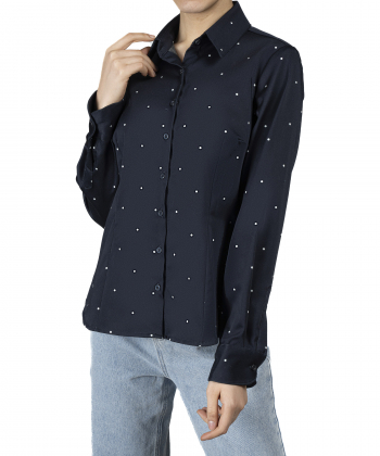 شومیز آستین بلند زنانه ال سی وایکیکی مدل W4BL70Z8