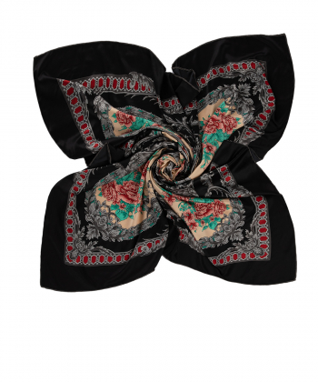 روسری زنانه طرح دار زیبو Ziboo مدل SCARF H-002