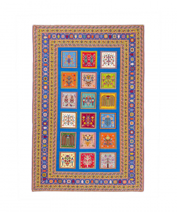 گلیم فرش دستباف الوان ذوالانواری kilim carpet (shiraz)