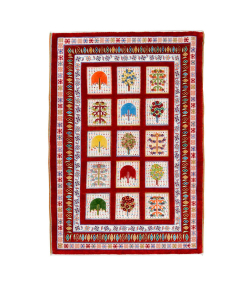 گلیم فرش دستباف طیف قرمز ذوالانواری kilim carpet (shiraz)