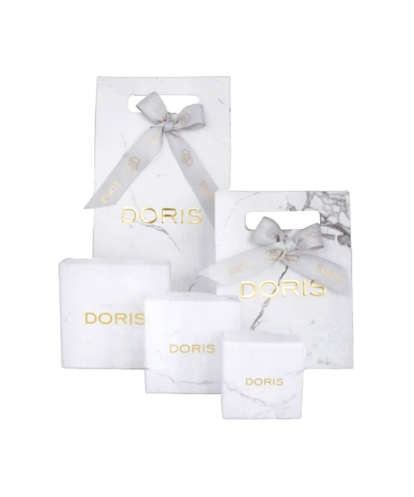 گوشواره میخی فیروزه خاتون آبی تیره درریس Doris کد P5642