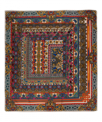 روسری زنانه طرح دار زیبو Ziboo مدل SCARF H-005