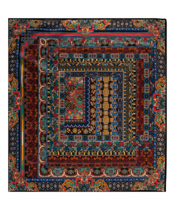 روسری زنانه طرح دار زیبو Ziboo مدل SCARF H-005