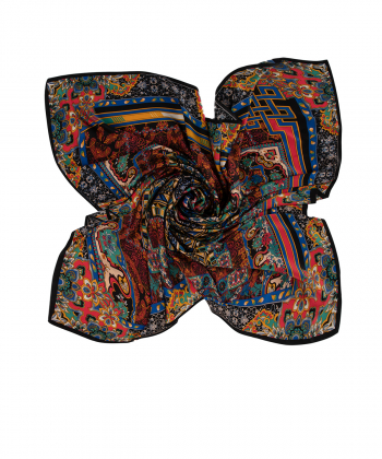 روسری زنانه طرح دار زیبو Ziboo مدل SCARF H-005