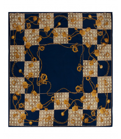 روسری زنانه طرح دار زیبو Ziboo مدل SCARF IS-125