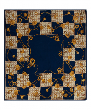 روسری زنانه طرح دار زیبو Ziboo مدل SCARF IS-125
