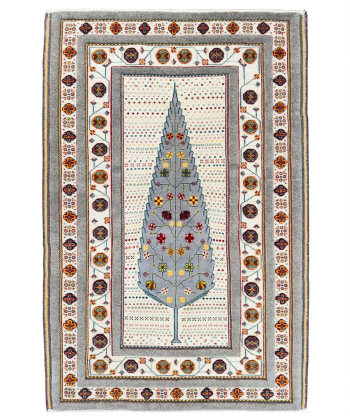 گلیم فرش دستباف خودرنگ سفید ذوالانواری kilim carpet (shiraz)