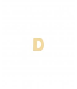 آویز حرف D درریس Doris کد P5611