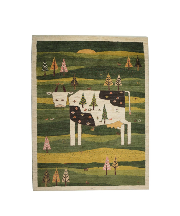 فرش دستباف لری بافت ذوالانواری زیتونی 1LORIBAFT ALLA (LORI BAFT)Zollanvari2881