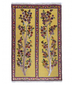 گلیم فرش دستباف نارنجی ذوالانواری kilim carpet (shiraz)