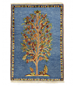 گلیم فرش دستباف طیف آبی ذوالانواری kilim carpet (shiraz)