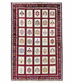 گلیم فرش دستباف خودرنگ سفید ذوالانواری kilim carpet (shiraz)