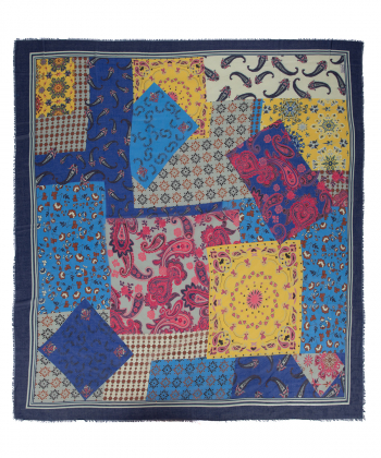 روسری زنانه طرح دار زیبو Ziboo مدل SCARF H-019