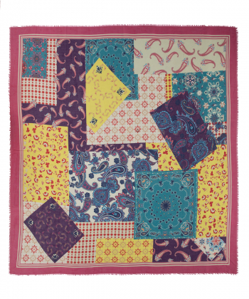 روسری زنانه طرح دار زیبو Ziboo مدل SCARF H-019