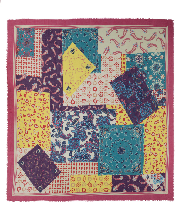روسری زنانه طرح دار زیبو Ziboo مدل SCARF H-019