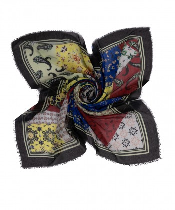 روسری زنانه طرح دار زیبو Ziboo مدل SCARF H-019