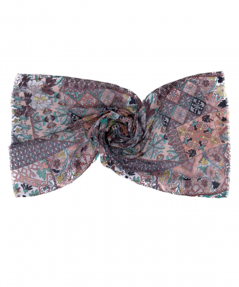 شال زنانه طرح دار زیبو Ziboo مدل SHS19398