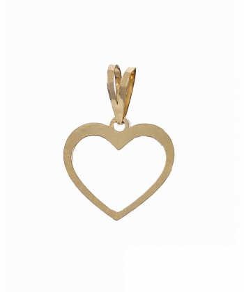 آویز قلب نینا هماتیت گلد Hematite Gold کد 136074