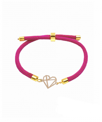 دستبند قلب آیسو هماتیت گلد Hematite Gold کد 136079