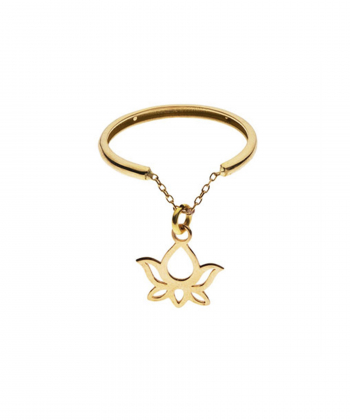 انگشتر طلا لوتوس میوگلد Mio Gold کد R838