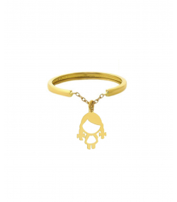 انگشتر طلا دختر میوگلد Mio Gold کد R1305