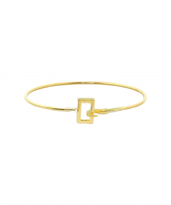 النگو طلا مستطیل میوگلد Mio Gold کد BA231