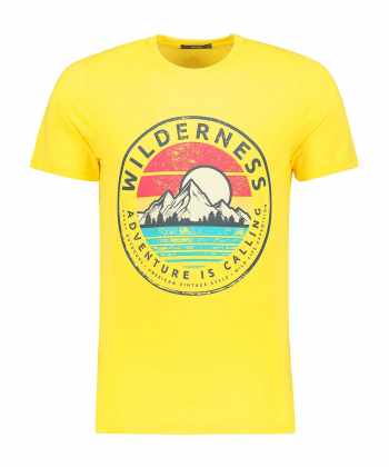 تیشرت مردانه طرح دار آر ان اس RNS