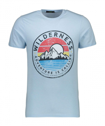 تیشرت مردانه طرح دار آر ان اس RNS