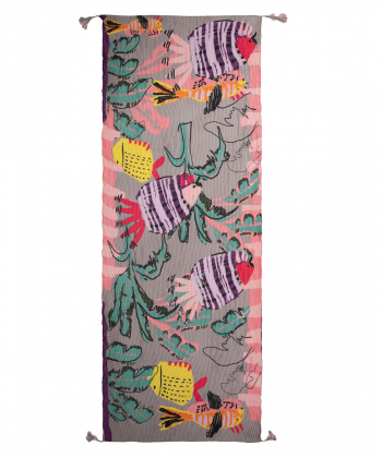 شال زنانه طرح دار زیبو Ziboo مدل Zi-060651