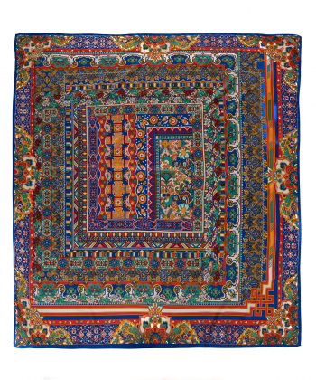 روسری زنانه طرح دار زیبو Ziboo مدل SCARF H-005