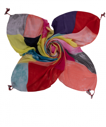 روسری زنانه طرح دار زیبو Ziboo مدل Zi-06065