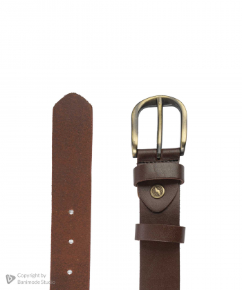 کمربند چرم طبیعی مردانه بالون مدل AM-NEWBAL-B106