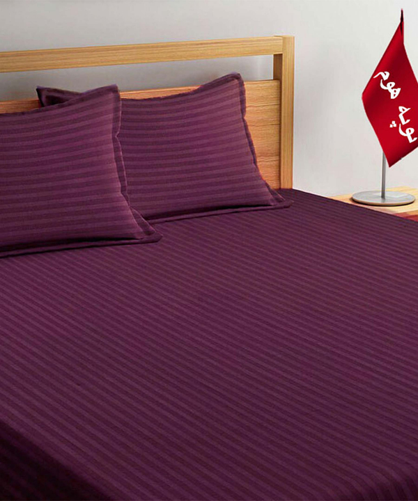 سرویس ملحفه و روبالشتی یک نفره هتلی راه راه نوپه هوم Nope Home کد B01