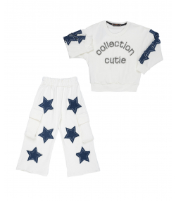 سویشرت و شلوار دخترانه کیوتی کالکشن Cutie Collection کد 3580