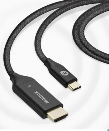 کابل 2 متری USB C به HDMI مومکس مدل Momax EliteLink Braided Cable DT3