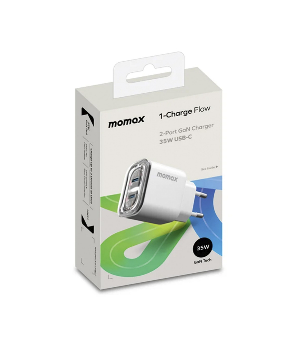 شارژر دیواری سریع 35 وات USB Type C مومکس مدل Momax 1-Charge Flow UM51