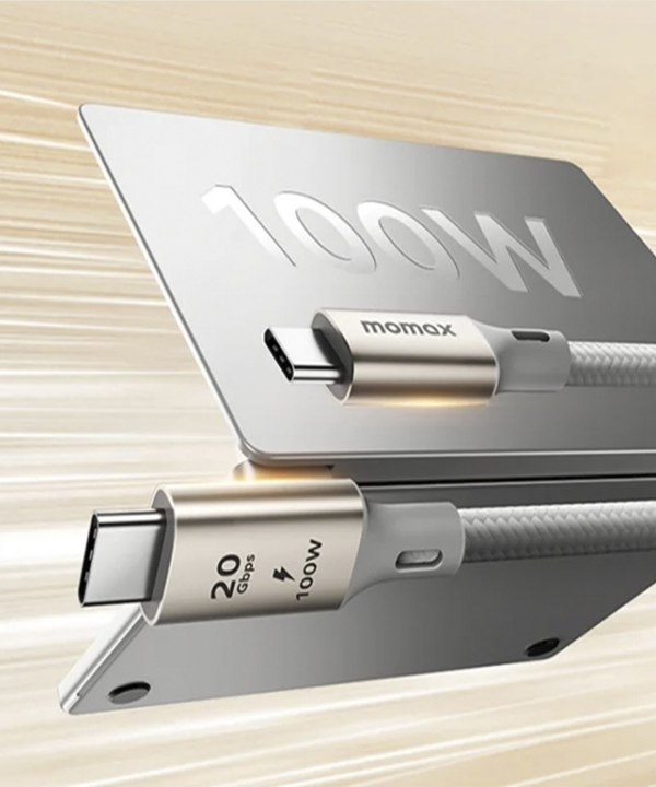 کابل 100 وات 1 متری USB-C USB3.2 مومکس مدل Momax Elite 100W DC31