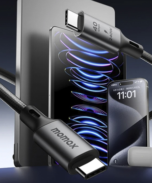 کابل 240 وات USB C USB 4 40Gbps مومکس مدل Momax Elite 240W DC39